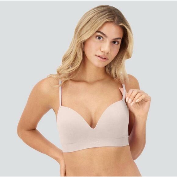 Maidenform M Women’s Seamless Bralette MBT110 Beige 3XL Molded Cup Adjustable - Picture 1 of 3
